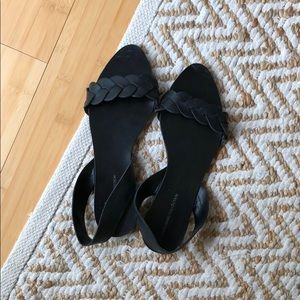 Zara Black Sandals